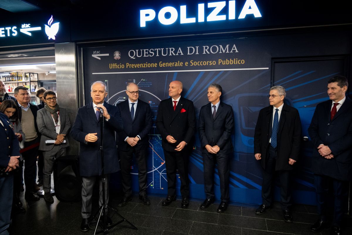Roma, inaugurata nuova sede operativa della PolMetro a Termini