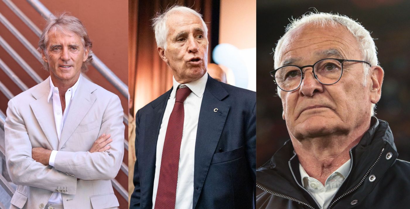 Malagò “Mancini sarà il ct, Ranieri dt, con Maldini separazione consensuale”