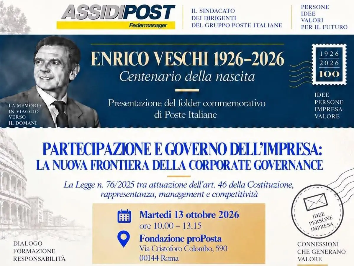 Assidipost Federmanager, a Roma confronto sulla nuova Corporate Governance